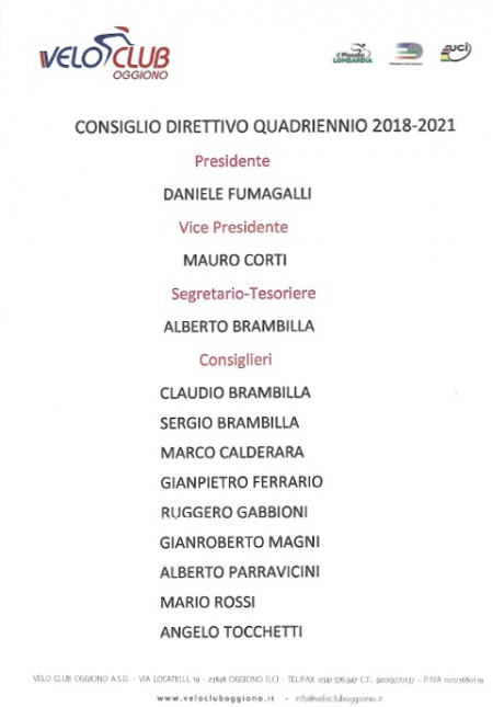 Consiglio direttivo 2018-2021